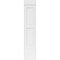 Ekena Millwork Two Equal Flat Panel PVC Pilaster w/Standard Capital & Base, 12"W x 60"H x 2"P PILP12X060DFP01-2 - alternate 4